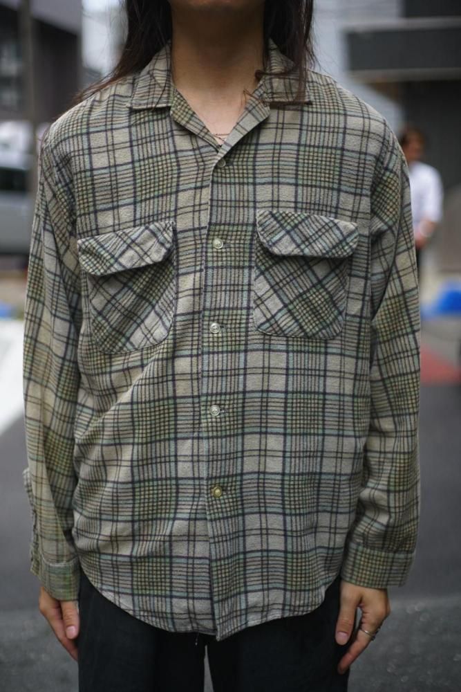 KOLESPORT】ヴィンテージ プリントネルシャツ【1960's-】Vintage