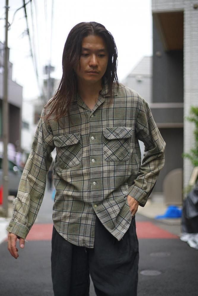 KOLESPORT】ヴィンテージ プリントネルシャツ【1960's-】Vintage