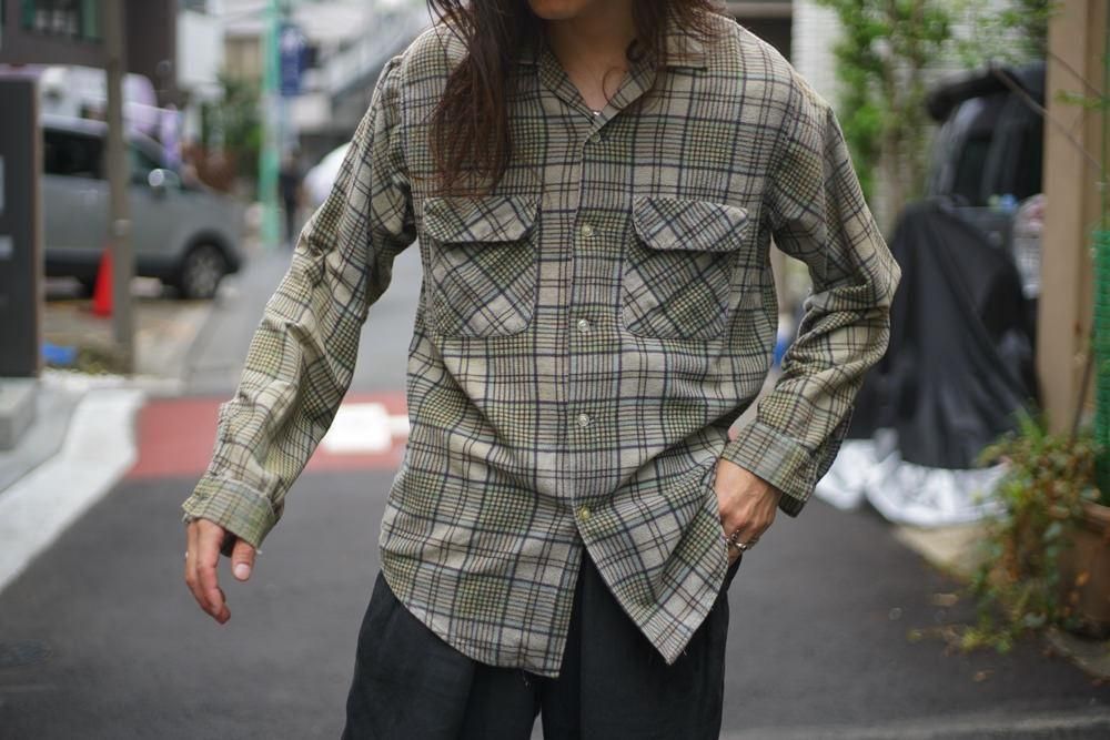 KOLESPORT】ヴィンテージ プリントネルシャツ【1960's-】Vintage