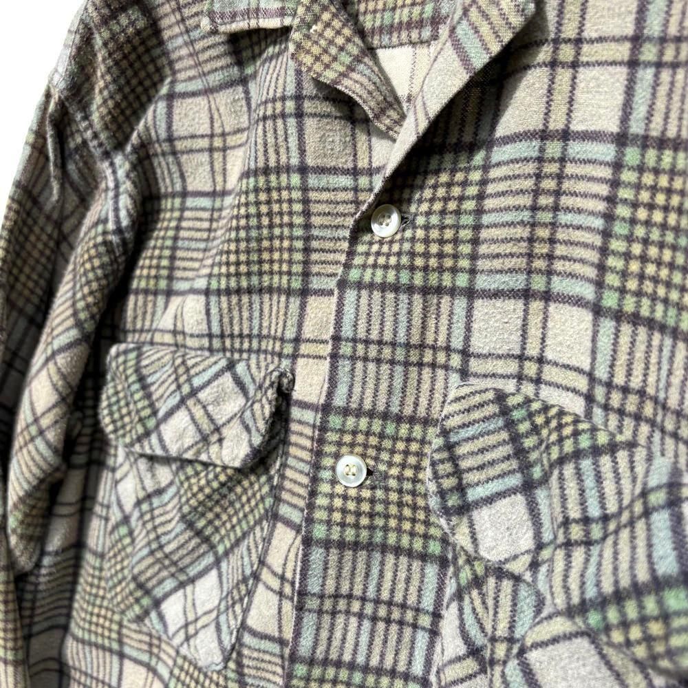 KOLESPORT】ヴィンテージ プリントネルシャツ【1960's-】Vintage