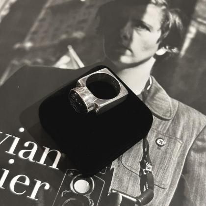  Ρơ С 󥰡STERLING  OnyxSquare Band