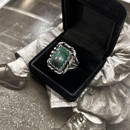  Ρơ ʥХ С 󥰡SC STERLING  MalachiteSquare Top