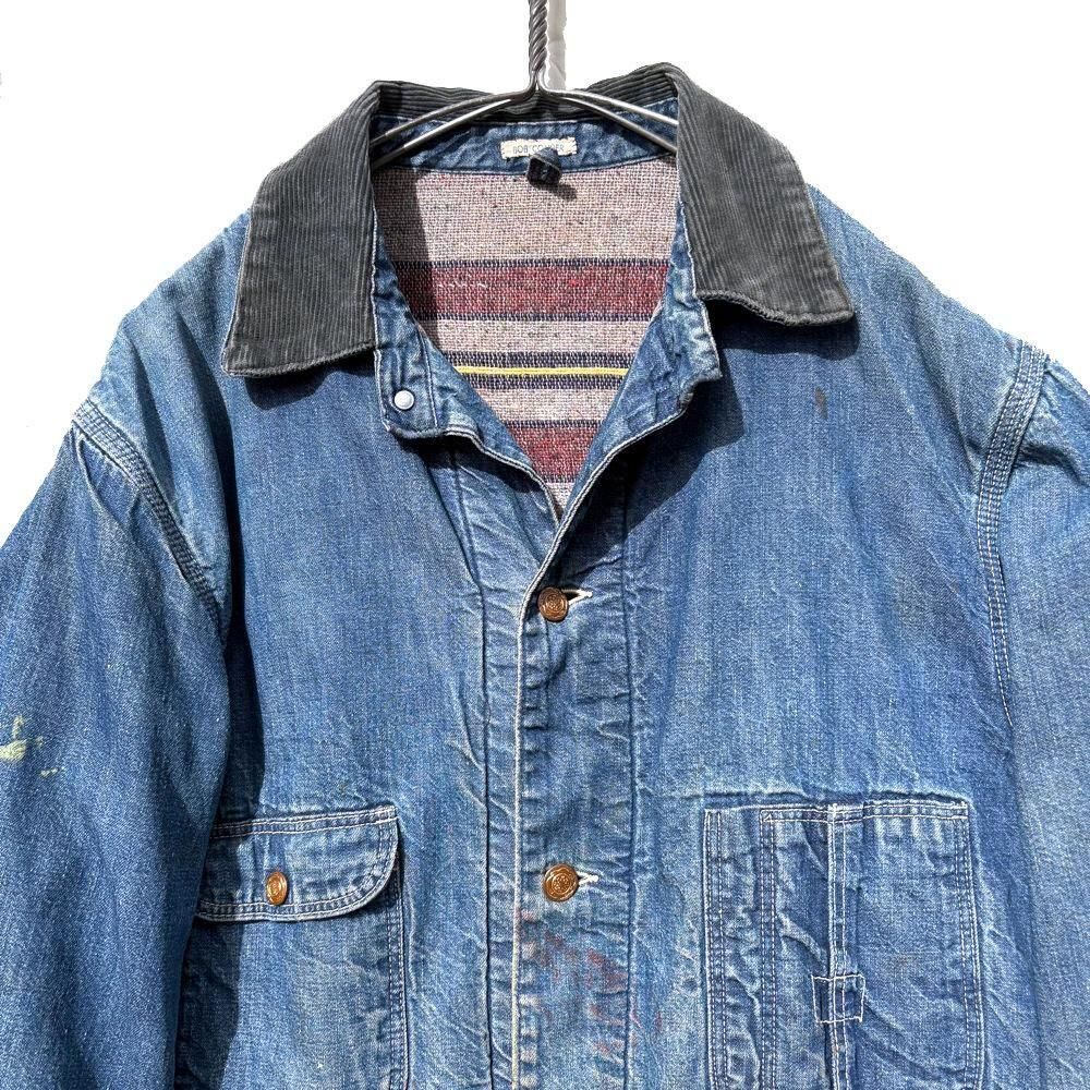 ヴィンテージ ハイエイジング カバーオール デニムジャケット