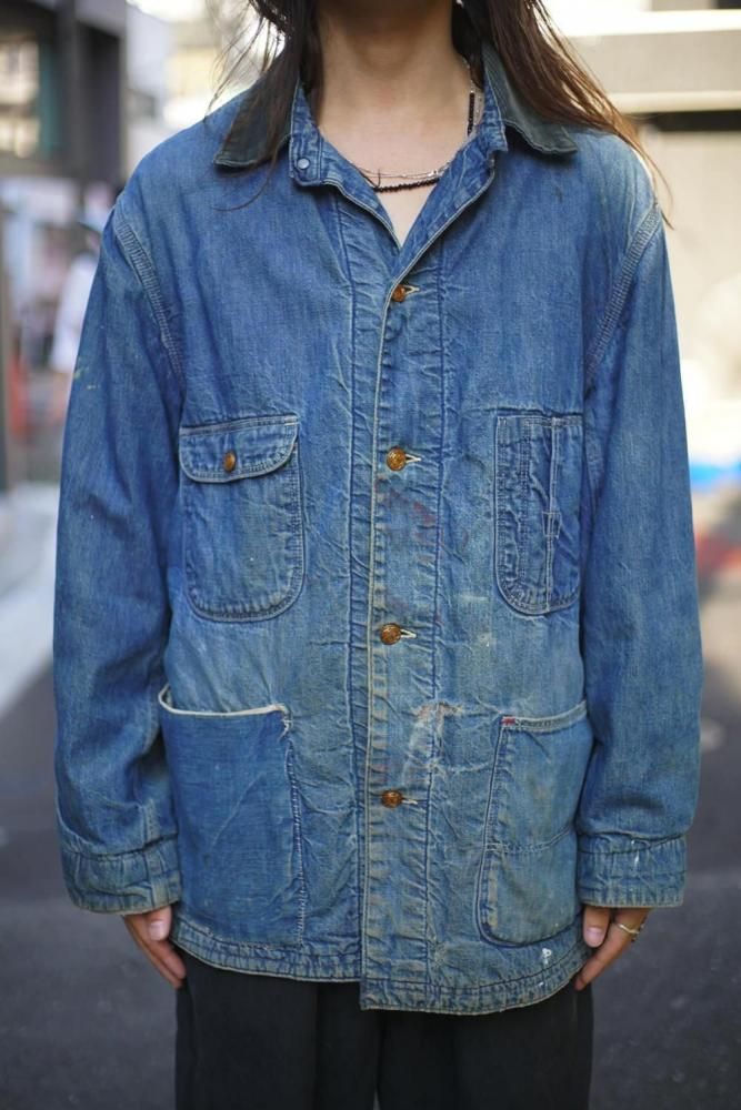 ヴィンテージ ハイエイジング カバーオール デニムジャケット