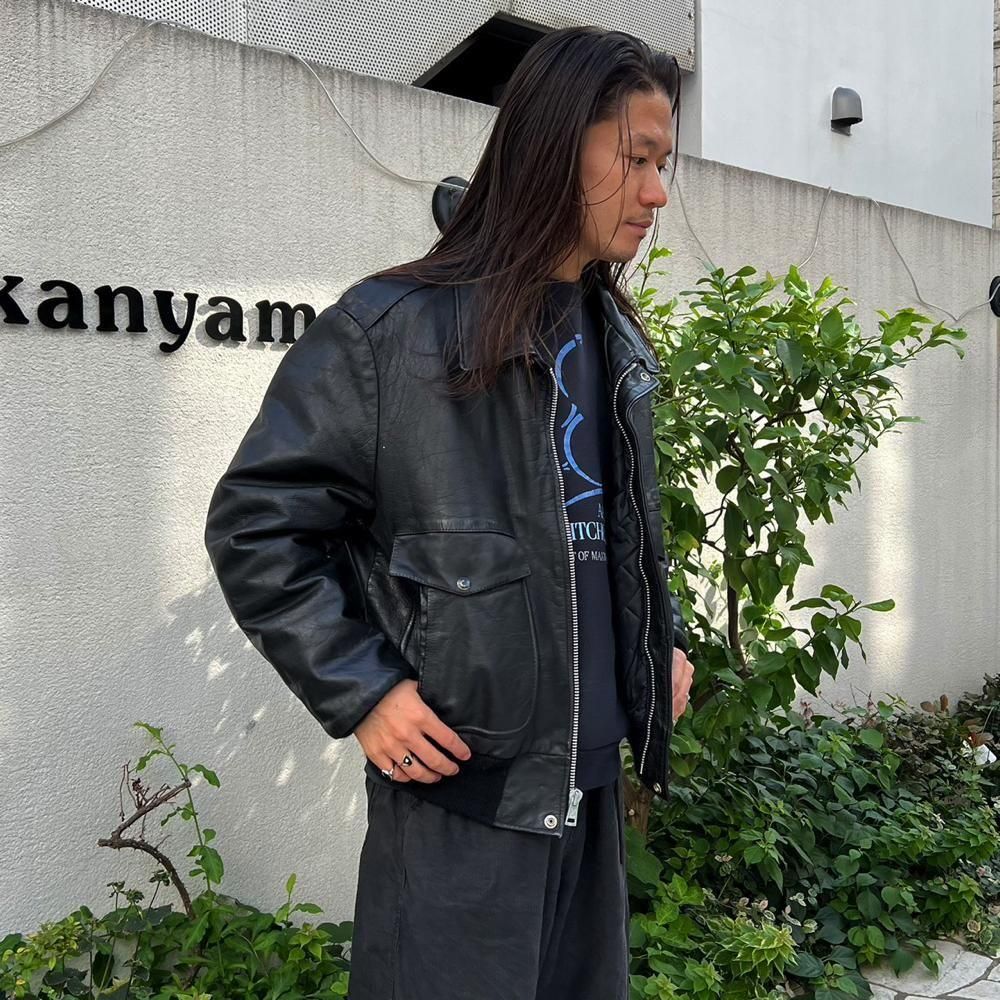 Excelled】ヴィンテージ A2スタイル レザージャケット【1970's