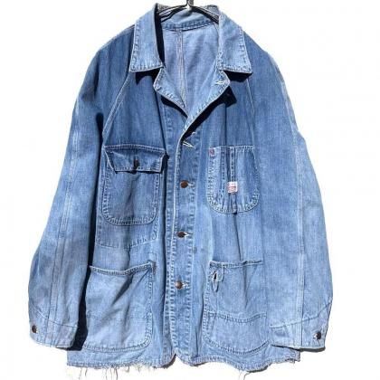  ΡPAY DAYۥơ С 㥱å ǥ˥ॸ㥱åȡ1950's-Vintage Denim Coverall Jacket