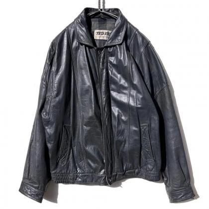  ΡTED STONEۥơ åץå 쥶㥱åȡ1990's-Vintage Single Leather Jacket
