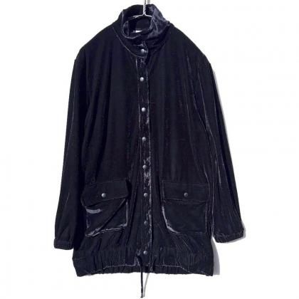  ΡNEWPORT NEWSۥơ ٥٥å ϥͥå㥱åȡ1990's-Vintage Velvet Jacket
