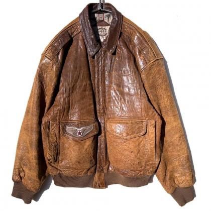  ΡG-IIIۥơ A-2 쥶㥱åȡ1990's-Vintage Type A-2 Leather Jacket