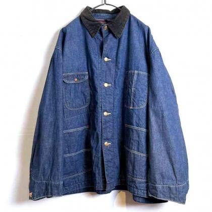  ΡBLUE BELLۥơ С ǥ˥ॸ㥱å ֥󥱥åȥ饤˥󥰡1960's -Vintage Blanket Lining Coverall Jacket