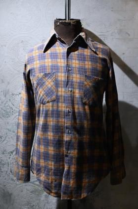 ���� ���Ρ�us 1970s cotton flannel shirt