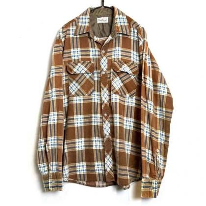 ���� ���Ρ���Park Royal�ۥ�����ơ��� �ͥ륷��ġ�1980's-��Vintage Flannel Plaid Shirt