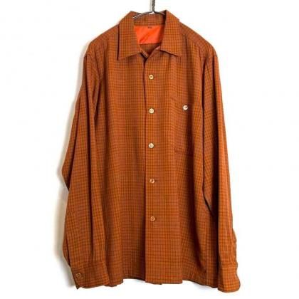 ���� ���Ρ������ڥ�ɥ�ȥ��SIR PENDLETON�ۥ�����ơ��� �롼�ץ��顼 �����륷��ġ�1960's-��Vintage Loop Collar Wool Shirt