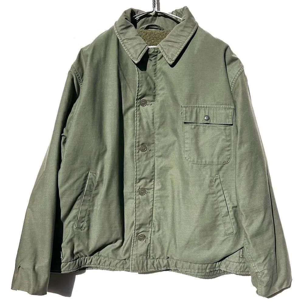 ���� ���� ��U.S.NAVY�ۥ�����ơ��� A-2 �ǥå����㥱�å� ΢�ܥ���1982's��Vintage Deck Jacket