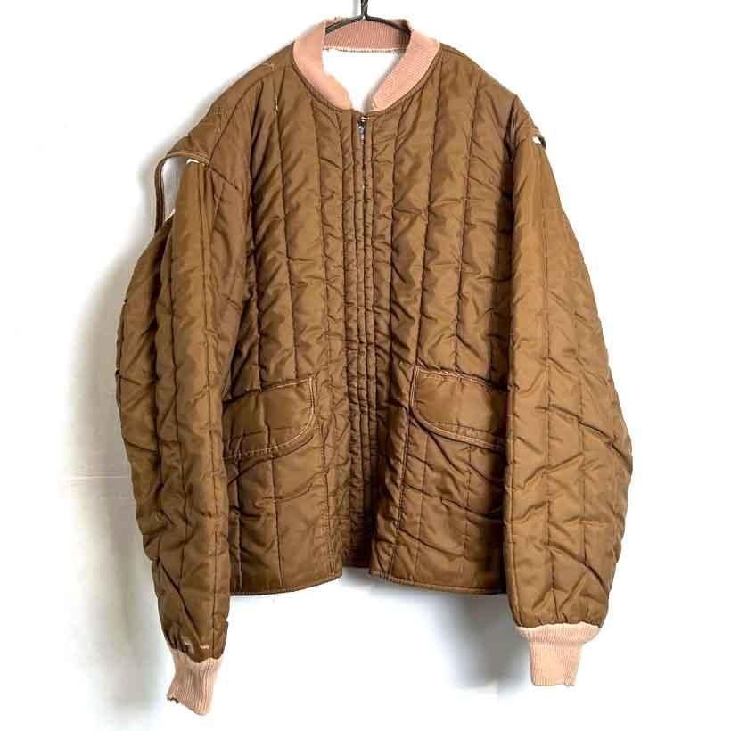 ���� ���� ������ơ��� ����ƥ��󥰥��㥱�å� �����ޥ�饤�˥󥰡�1970's-��Vintage Thermal Lining Quilted Jacket