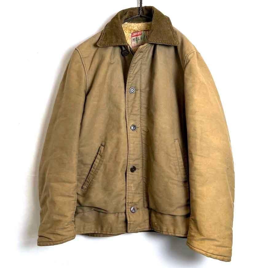 ���� ���� ��COMMANDO�ۥ�����ơ��� �ࡼ�ȥ�饤�˥� ������㥱�åȡ�1950's-��Vintage Sheep Boa Lining Work Jacket
