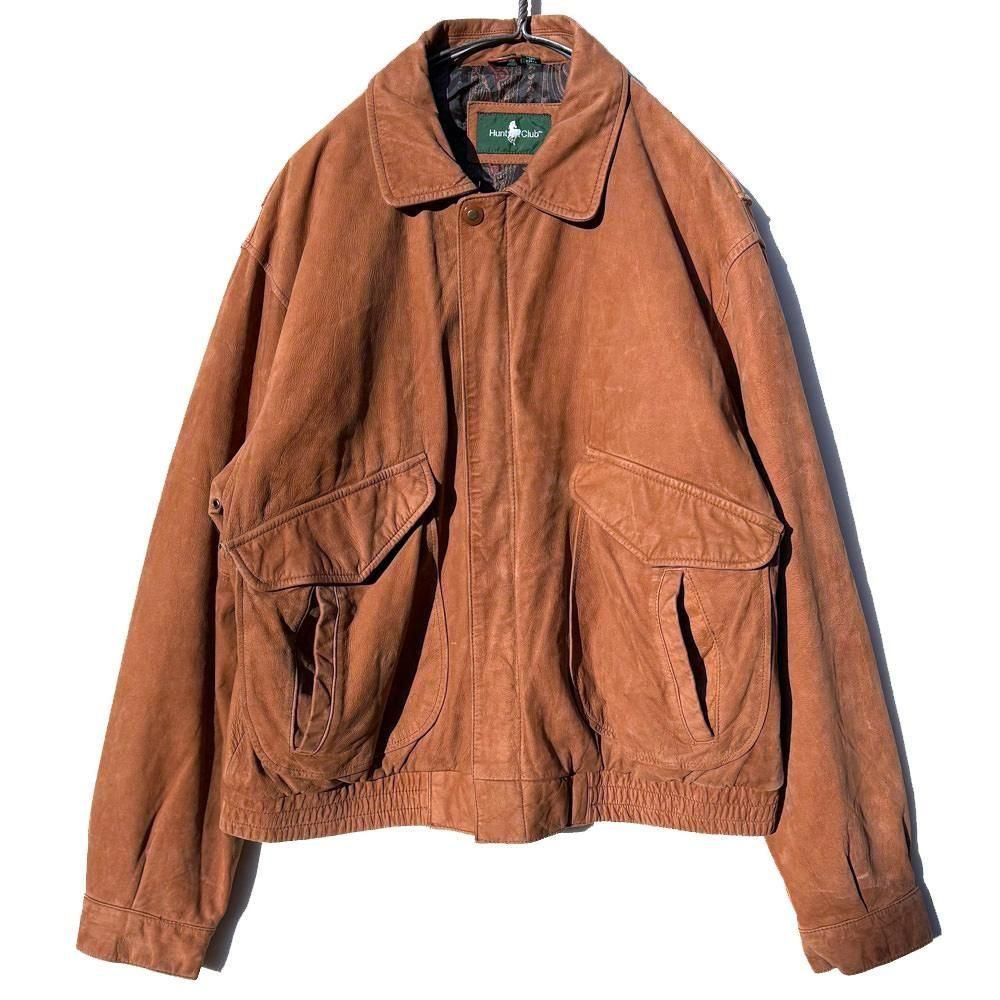 ���� ���� ��Hunt Club�ۥ�����ơ��� A-2�������� �̥Хå��쥶�����㥱�åȡ�1990's-��Vintage Type A-2 Leather Jacket