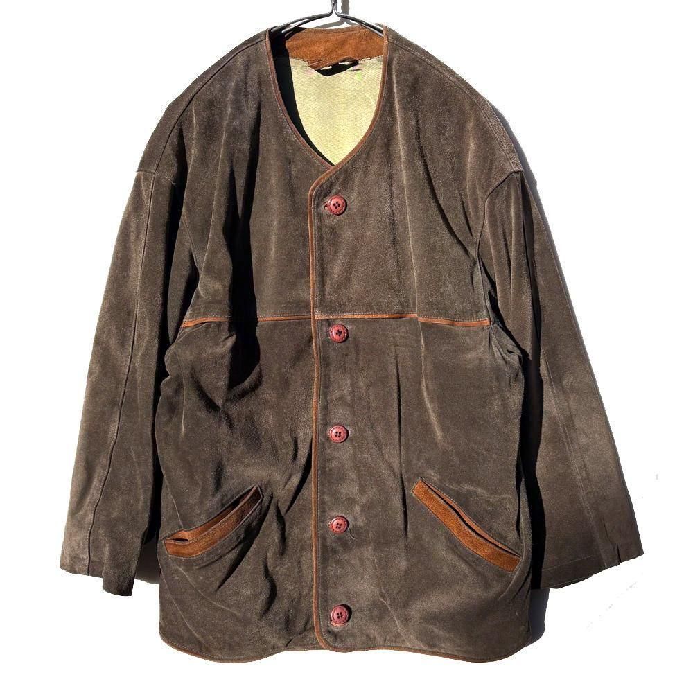 ���� ���� ��FRONT Line�ۥ�����ơ��� �Ρ����顼 �������ɥ쥶�����㥱�åȡ�1980's-��Vintage Lether Jacket