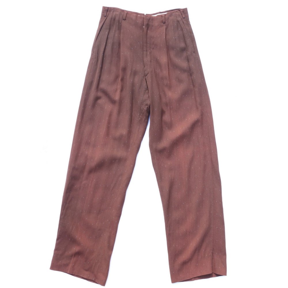 希少 50s Vintage Wool Slacks Pink KASURI - パンツ