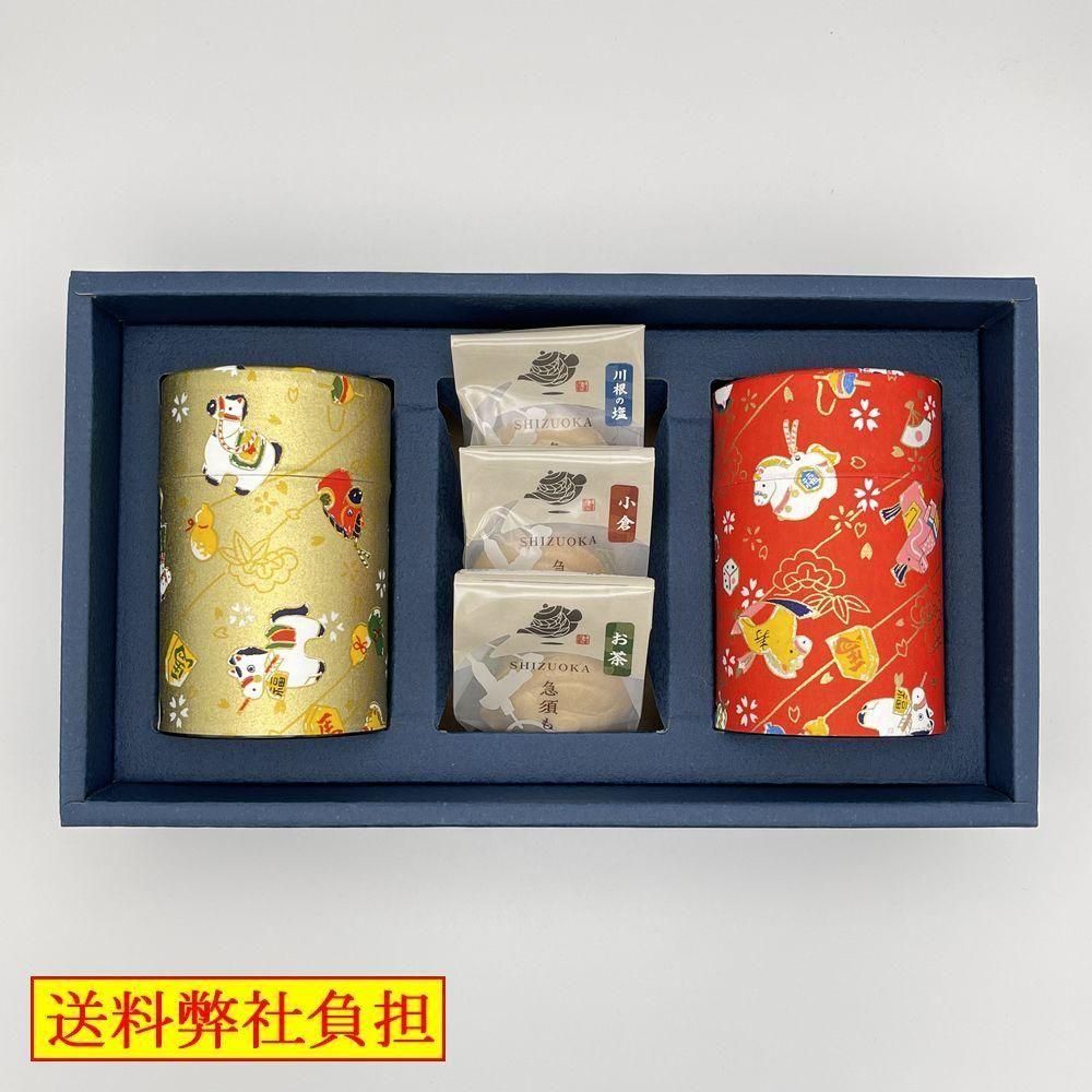 暮-4 煎茶と急須もなかミニ3