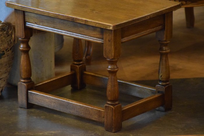 ボビンレッグのミニテーブル,ベンチ,踏み台 (送料込み) - Antiques Jete　アンティークス ジュテ