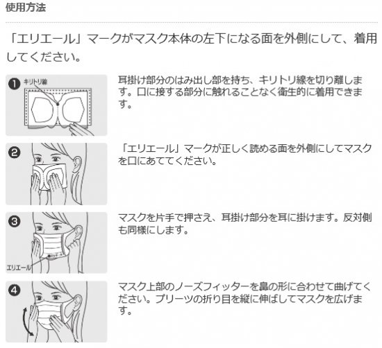 50枚入）小さめサイズ エリエール ハイパーブロックマスクの通販なら