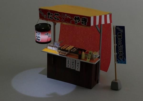 手作りミニチュア屋台キット たこ焼きの通販ならキープオンショップ