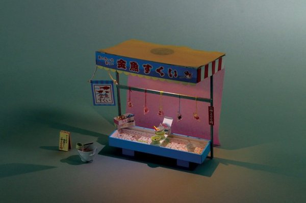 手作りミニチュア屋台キット 金魚すくいの通販ならキープオンショップ