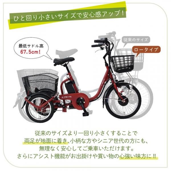 おしゃれ三輪自転車　犬の散歩やお買い物に おしゃれ三輪自転車 犬の散歩やお買い物に - 自転車本体