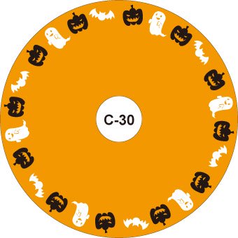 デザプリcd R 3枚セット ハロウィン C 30 １枚からcd印刷dvd印刷とダイヤモンドcd R盤面印刷