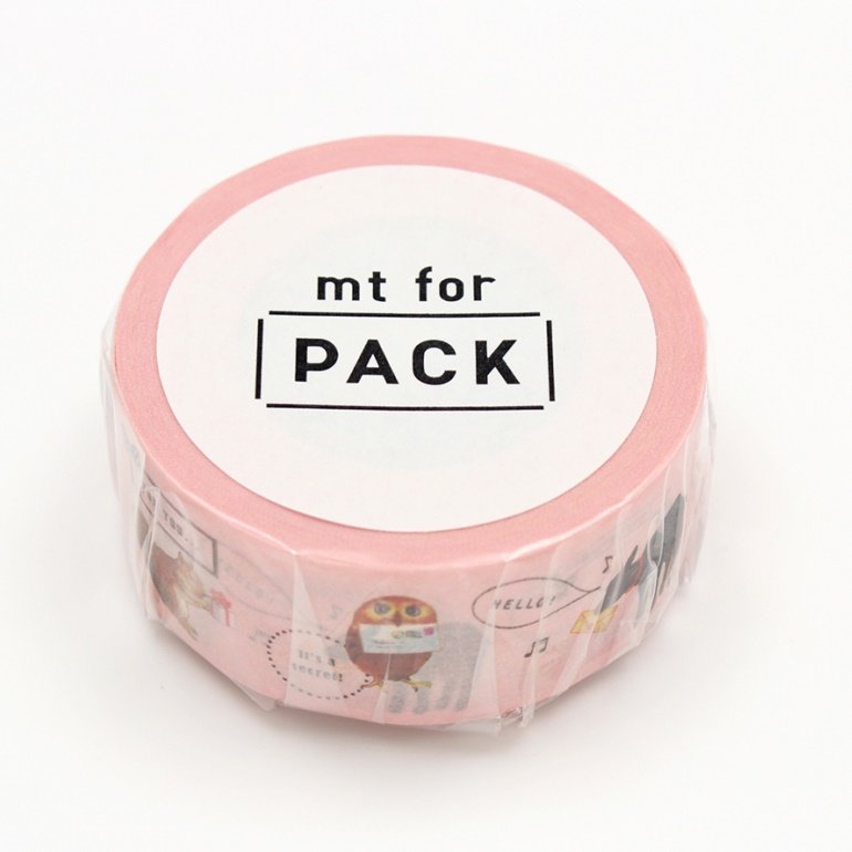 【mt for PACK】梱包用テープ　動物たち　25mm×15m - 雑貨屋いろは