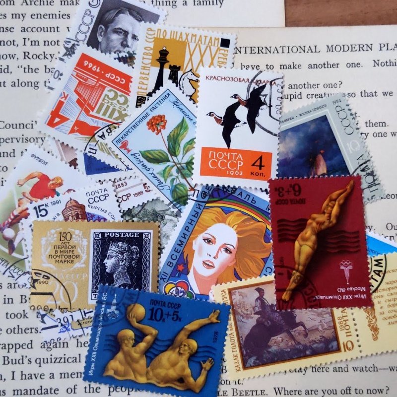 旧ソ連の使用済み切手　20枚セット - 雑貨屋いろは