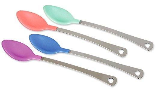 温度で色が変わるスプーン（4本セット） K002 - 障がいや自閉症