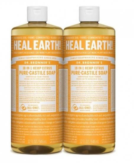 ドクターブロナー マジックソープ ローズ 946ml × 2本 楽天市場