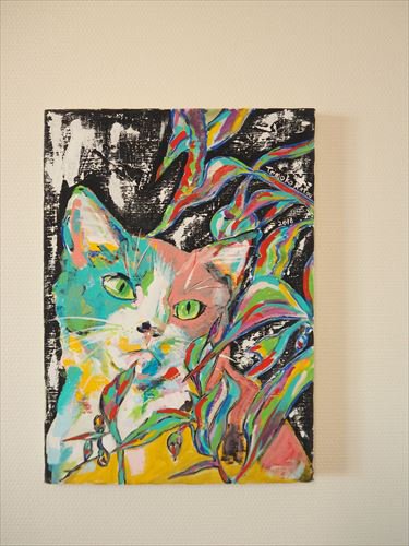 加藤智子が描く猫の世界。