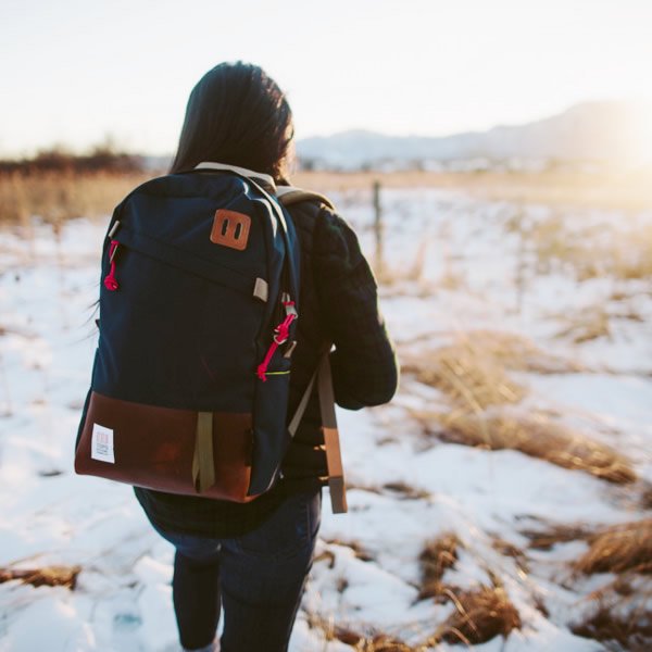 TOPO DESIGNS DAYPACK-Leather