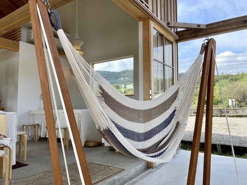 ハンモック チェア型 しましま 001718【 made in japan hammock 宮崎県