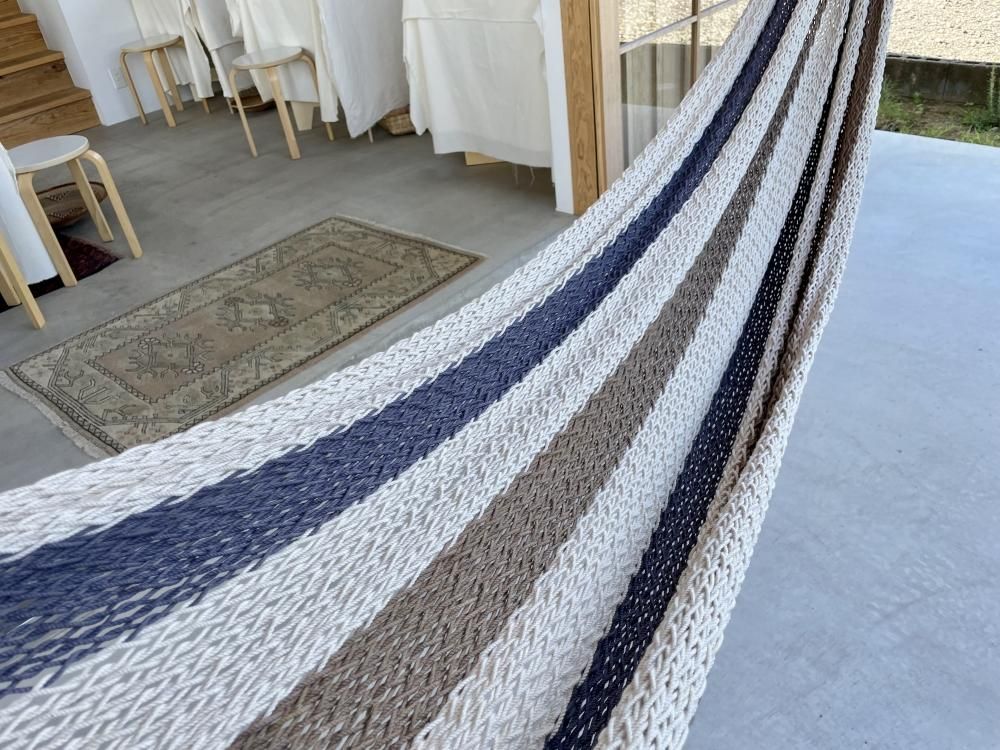ハンモック ベッド型 しましま 001718 【 made in japan hammock