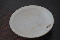 十河隆史 T-pottery | 粉引７寸リム皿