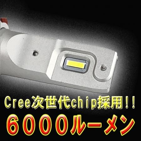 LEDヘッドライトキット HIR2(9012) 光束6000lm スーパーホワイト6500K