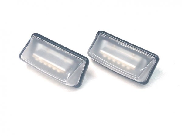 トヨタ専用 ナンバー灯18連LEDユニット 左右２個セット 点灯カラー：ホワイト アルファード（10系）【2685-1】 - Mファクトリー　 明かり屋（あかりや）LEDショップ