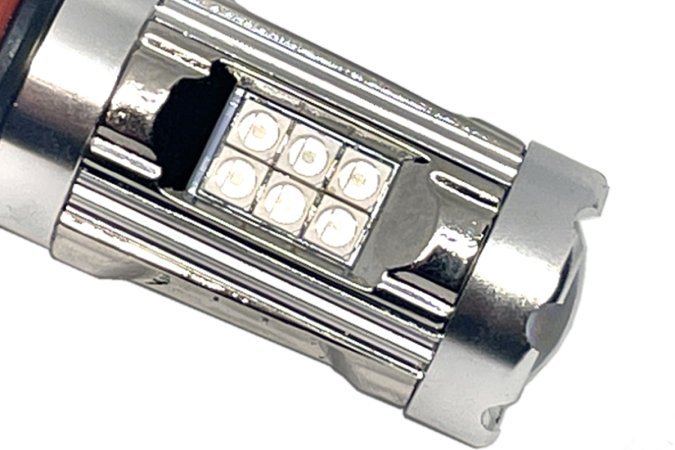 フォグランプ専用 H8/H11/H16タイプ 27SMD搭載 グリーン発光 ２個1set 【671-LG】 - Mファクトリー 明かり屋（あかりや） LEDショップ