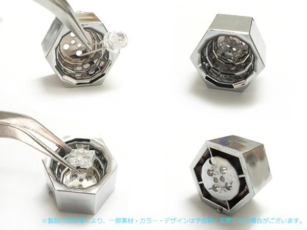 6角型メッキリフレクター 1ピース 砲弾・FLUX兼用 LED加工用! 1個【329】 Mファクトリー 明かり屋(あかりや)LEDショップ 6角型メッキリフレクター 1ピース 砲弾・FLUX兼用 LED加工用1個