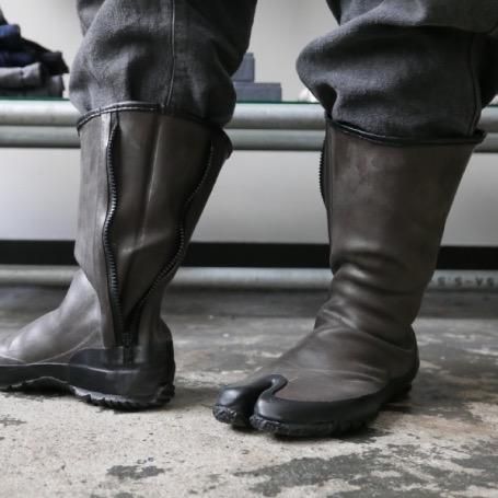 walls&bridges 特注 足袋型Rubber Boots - ホームーセンターバリカンズ