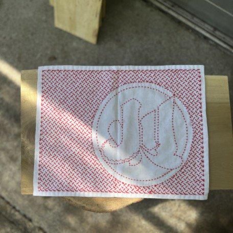 太田宏子作 手刺繍ふきん - ホームーセンターバリカンズ