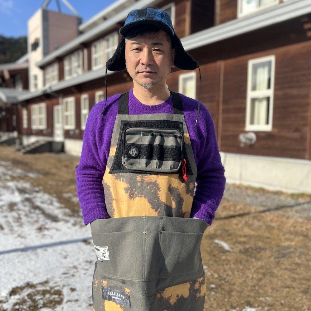 RIDEBAG別注 作業場エプロン サコッシュポーチ付き - ホームーセンター