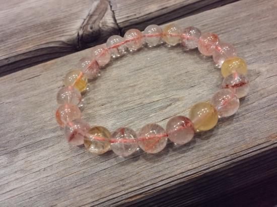 稀少＆奇跡のクリスタル！！ ブラジル産『天然オーラクォーツ 』錦鯉