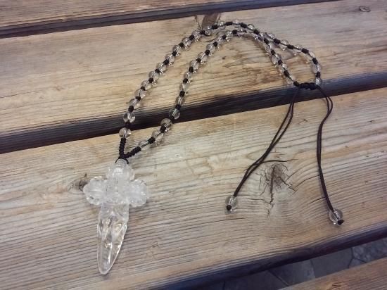 高品質 アメジスト バジュラ ヴァジュラ ブルパ  密教法具 チャーム 水晶 チベット密教の法具！！ ブラジル産水晶 『バジュラ（金剛杵