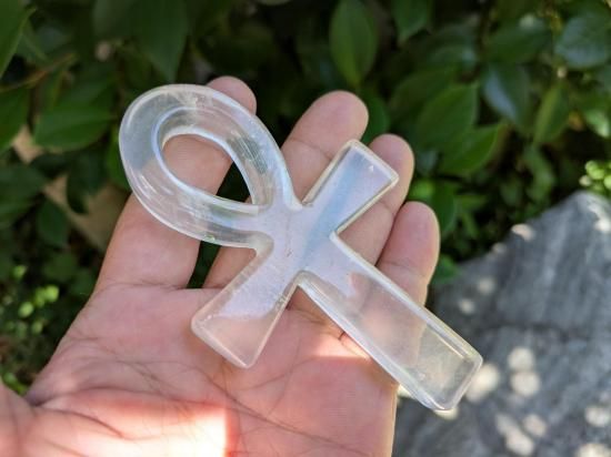スピリチュアル　アンク　ベル アンク | エジプト十字 | 水晶カービング - 湘南∞逗子