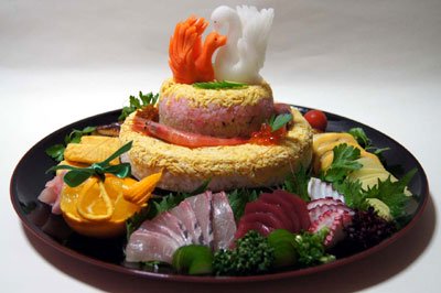 寿司ケーキトッピング